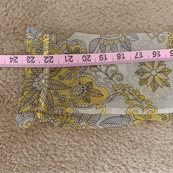 Julie Brown Silk sheer V-Neck Tunic - Sz 2 - Picture 13 of 15